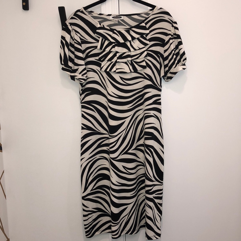 Zebra print dress